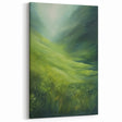 Tranquil Electric Art Canvas – Lush Green Landscape Wall Decor