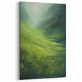Tranquil Electric Art Canvas – Lush Green Landscape Wall Decor