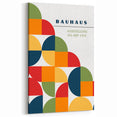 Geometric Bohemian Wall Art | Eclectic Bauhaus Boho Decor Canvas Print