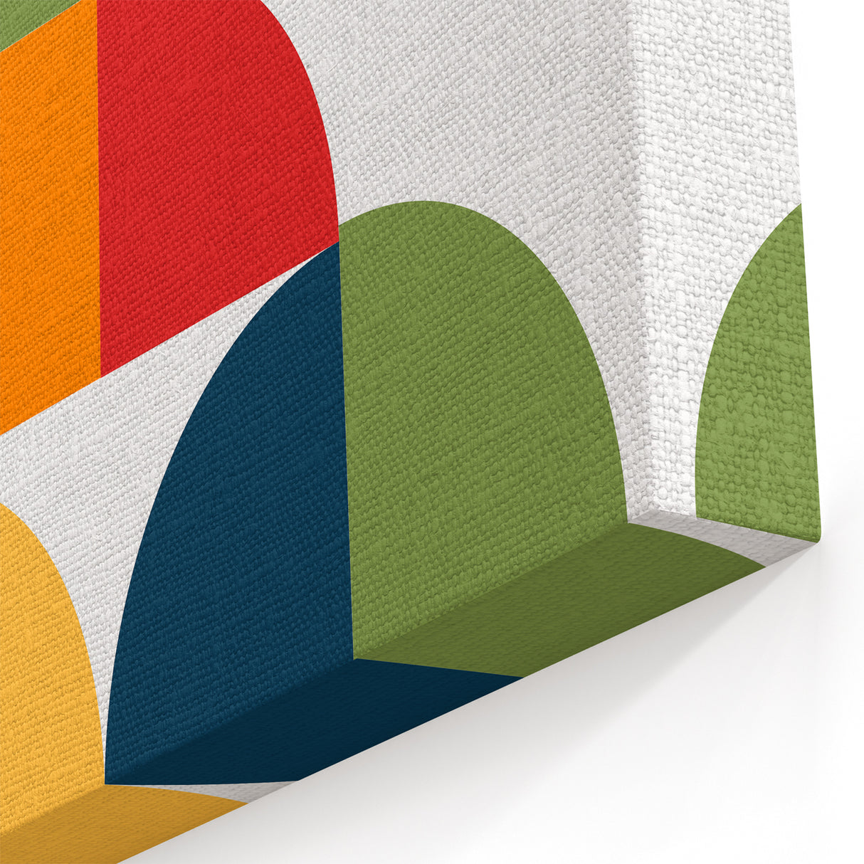 Geometric Bohemian Wall Art | Eclectic Bauhaus Boho Decor Canvas Print