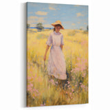 Sunlit Meadow Electric Art Canvas – Serene Countryside Wall Decor