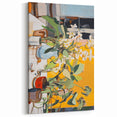 Vibrant Floral Electric Art Canvas – Energetic Abstract Wall Decor