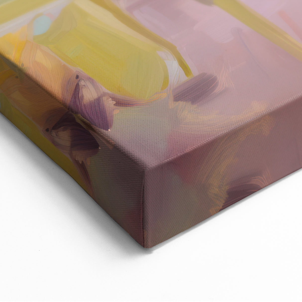 Vibrant Cozy Interior Electric Art Canvas – Pastel Room Decor