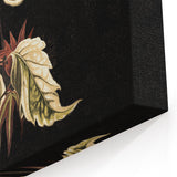 Botanical Grunge Art - Distressed Floral Canvas Print - Urban Decor