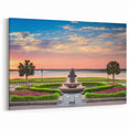 Charleston Wall Art - Pineapple Fountain Charleston SC Art Print