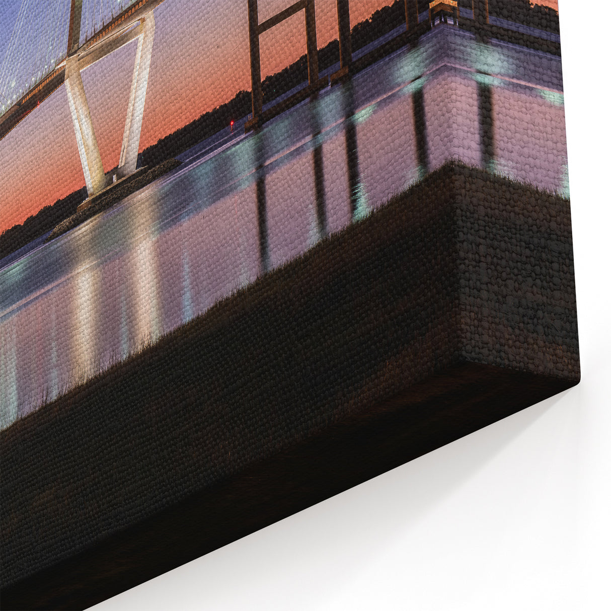 Charleston SC Art - Ravenel Bridge at Sunset South Carolina Print