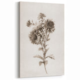 Grunge Wall Art - Distressed Sunflower Canvas Print for Modern Decor
