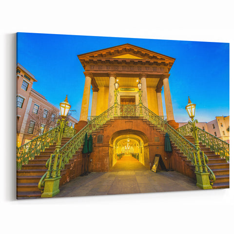 Charleston SC Art - Historic City Market Charleston South Carolina Print