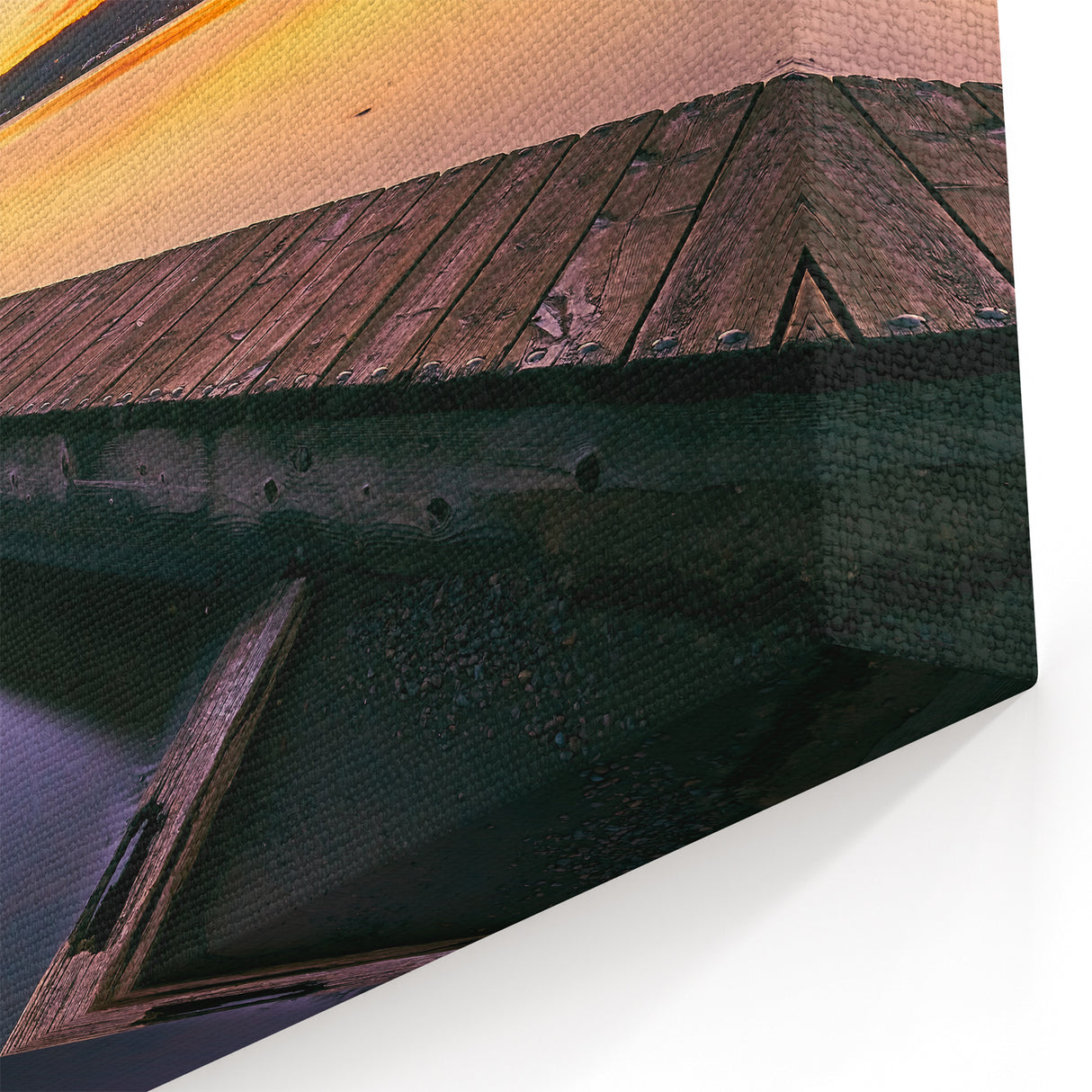 Sunset Over Minnesota Lake - Framed and Canvas Wall Art for Home Decor