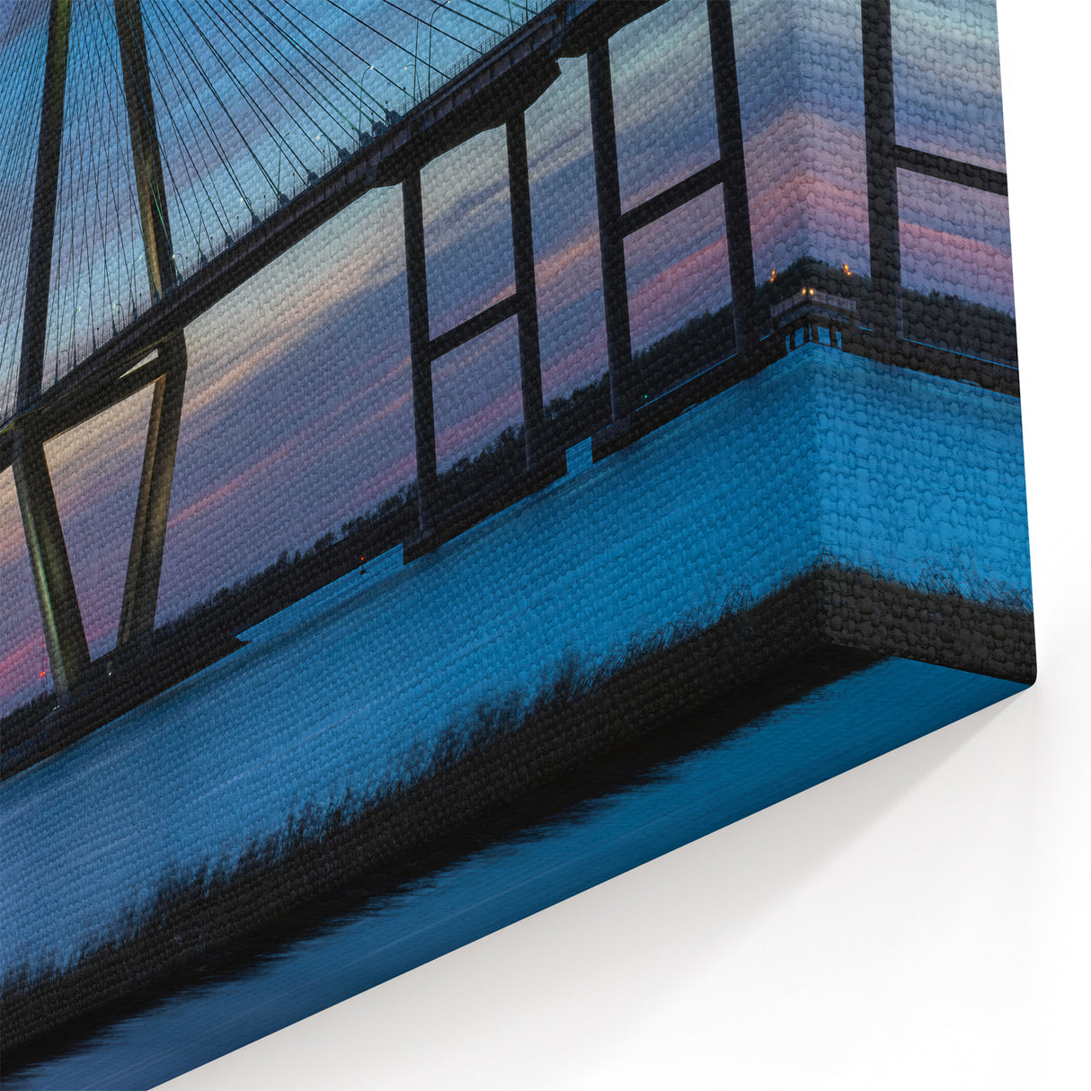 Charleston Photography - Ravenel Bridge at Twilight South Carolina Art