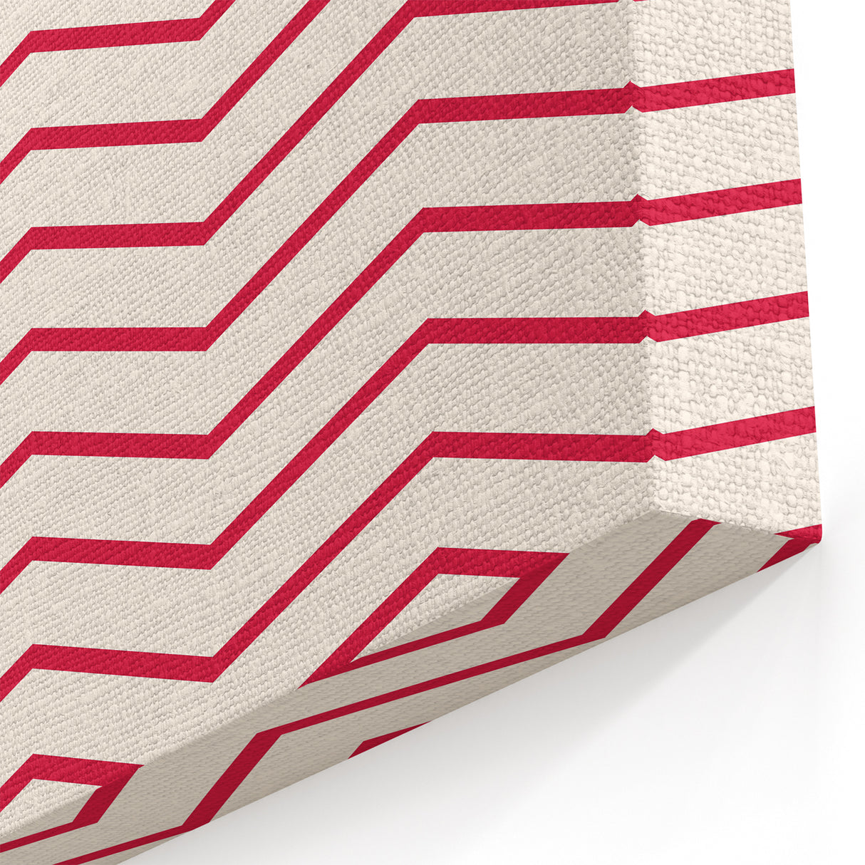 Bohemian Wall Art | Bauhaus Exhibition Berlin 1919 Boho Canvas | Zigzag Print
