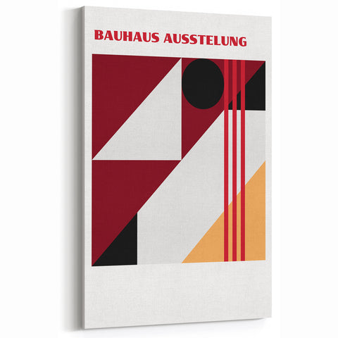 Bohemian Wall Art | Bauhaus Ausstellung Boho Canvas | Abstract Decor