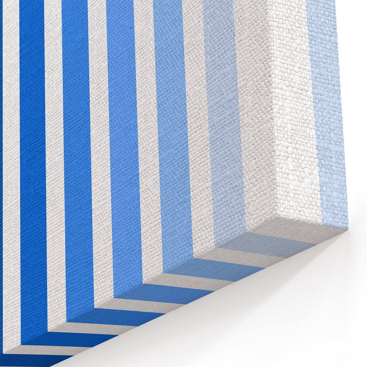 Bohemian Wall Art | Bauhaus Exhibition 1923 Boho Canvas | Blue Stripes