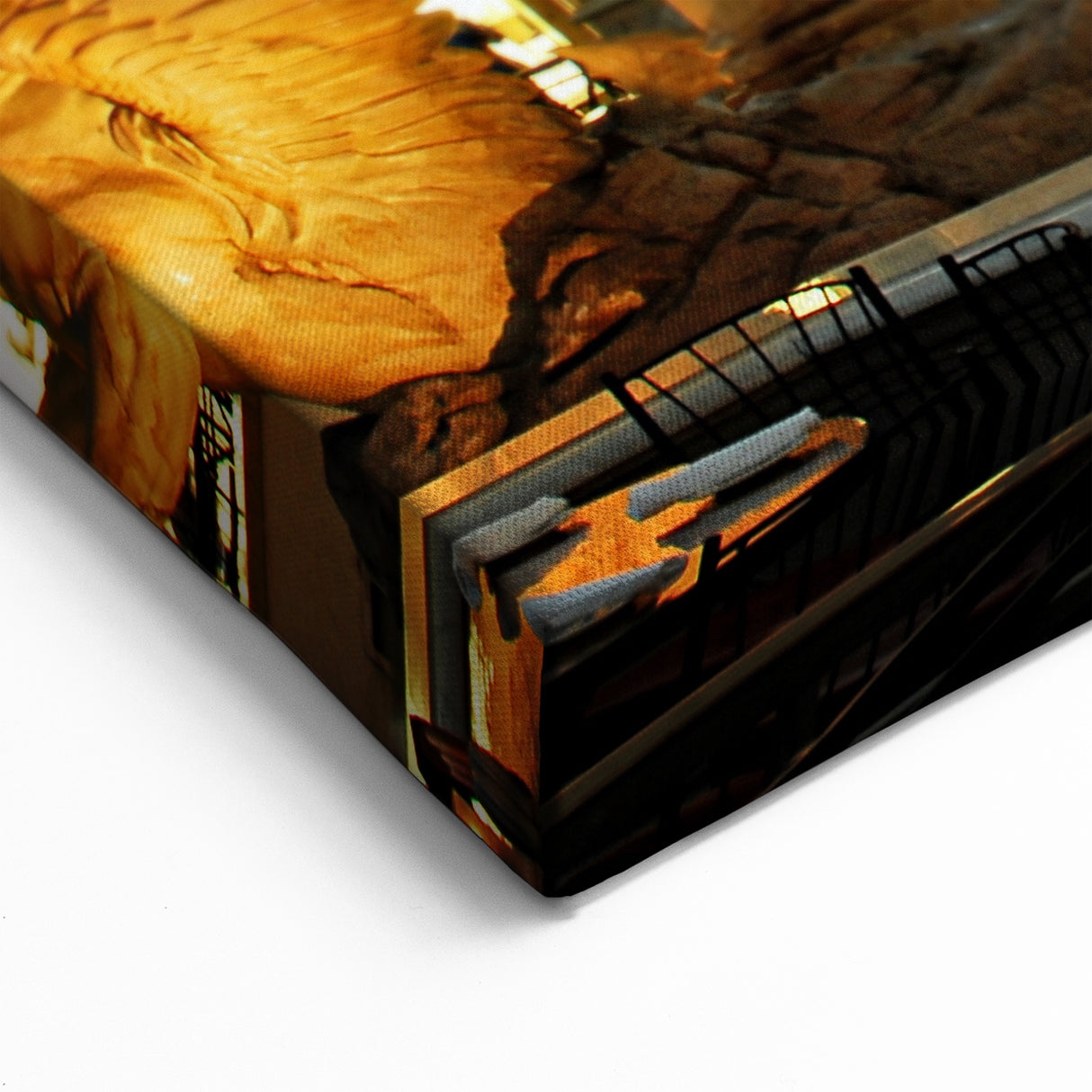 Las Vegas Wall Art - Majestic Roman Statues Vegas Skyline Canvas Print