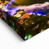 Neon Lights Art - Vibrant Las Vegas Strip Night Photography Canvas