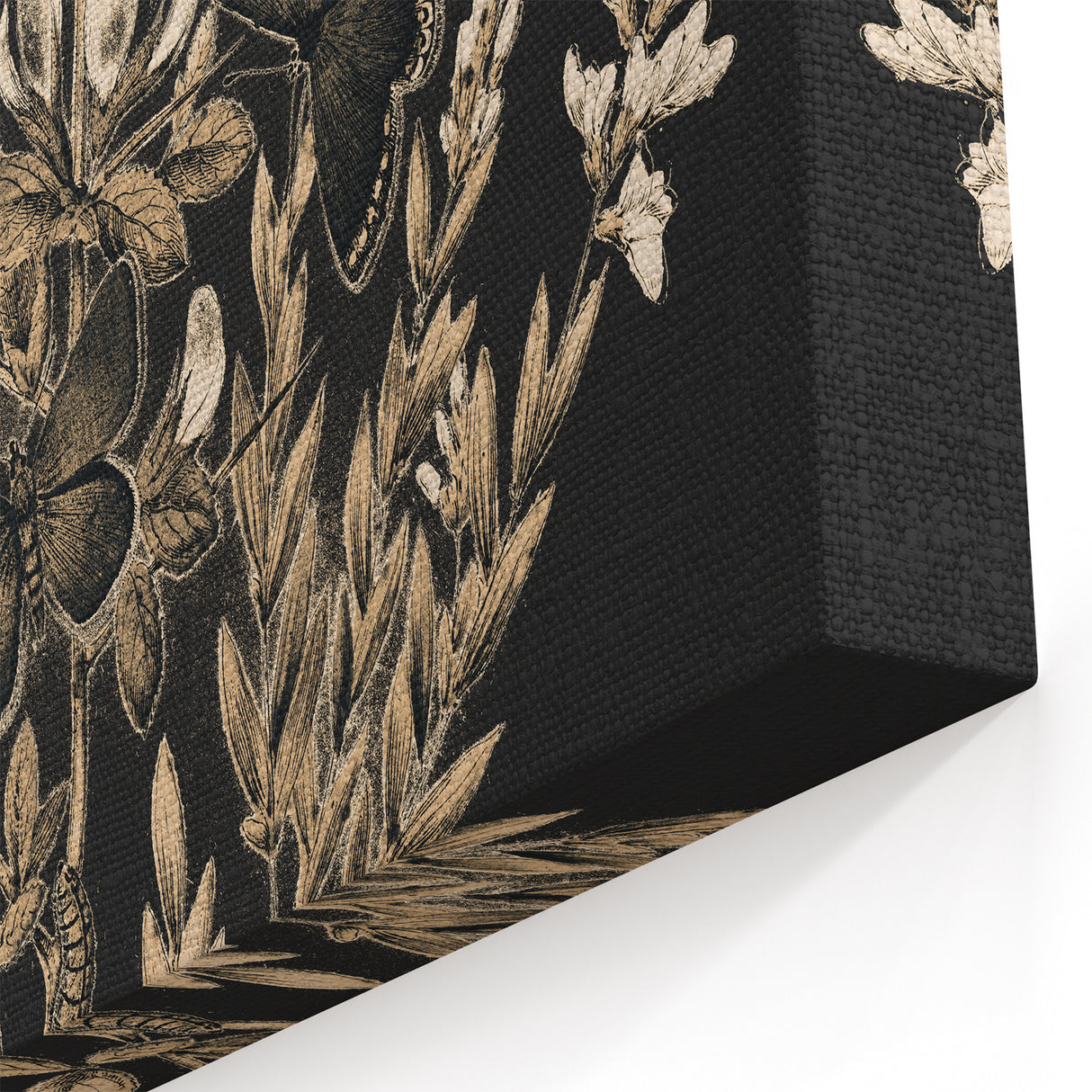 Abstract Grunge Butterfly Wall Art - Urban Grunge Aesthetic Canvas Print