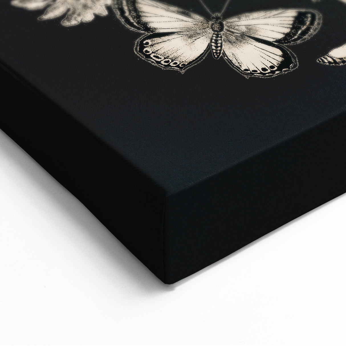 Abstract Grunge Butterfly Wall Art - Urban Grunge Aesthetic Canvas Print