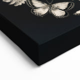 Abstract Grunge Butterfly Wall Art - Urban Grunge Aesthetic Canvas Print