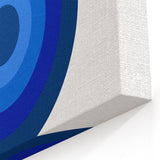 Bohemian Wall Art | Bauhaus Exhibition 1923 Boho Canvas | Blue Circles