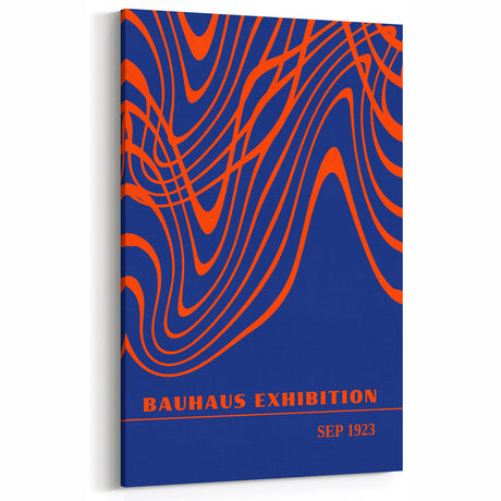 Bohemian Wall Art | Bauhaus Exhibition Sep 1923 Boho Canvas | Abstract Decor