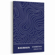 Bohemian Wall Art | Bauhaus Exhibition 1923 Boho Canvas | Flowing Line Art
