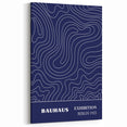 Bohemian Wall Art | Bauhaus Exhibition 1923 Boho Canvas | Flowing Line Art