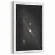 Grunge Astronomy Wall Art - Vintage Andromeda Nebula Canvas Print