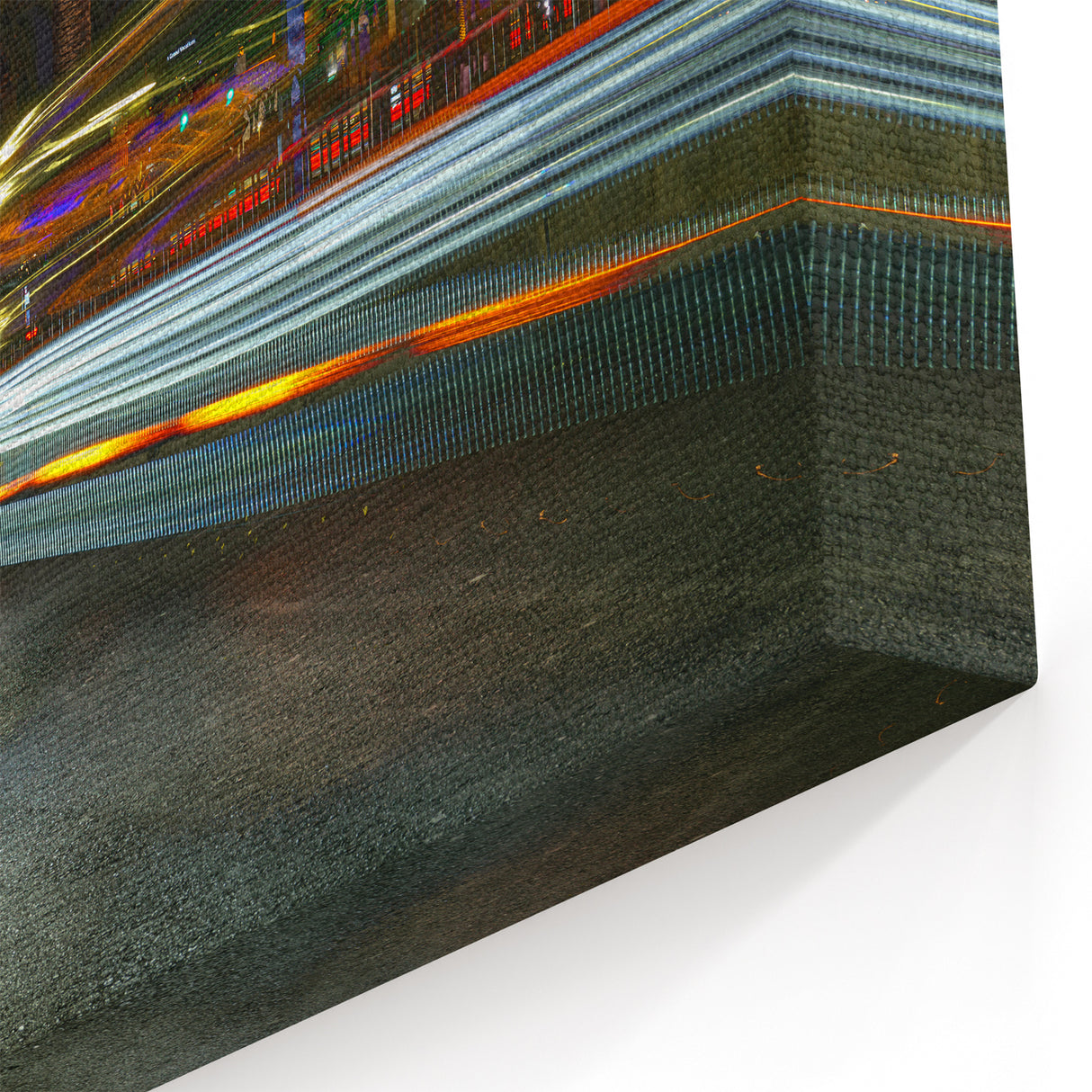 Vegas Skyline Canvas – Neon Lights Las Vegas Strip Photography Wall Art