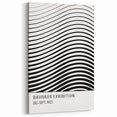 Bohemian Wall Art | Bauhaus-Inspired Wavy Boho Canvas | Eclectic Art Print