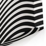 Bohemian Wall Art | Bauhaus-Inspired Wavy Boho Canvas | Eclectic Art Print