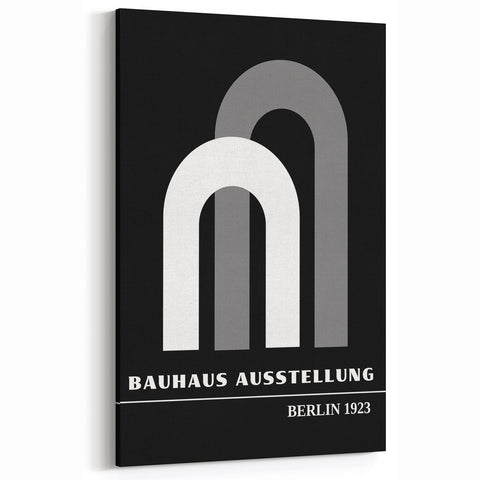 Bohemian Wall Art | Bauhaus-Inspired Arches Boho Canvas | Eclectic Art Print