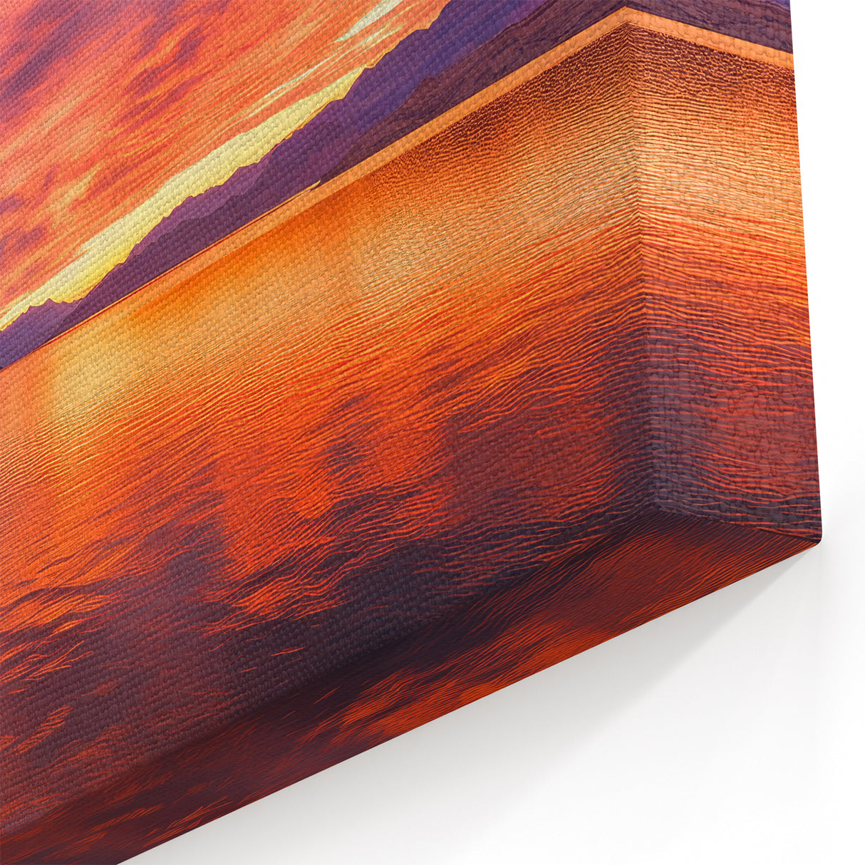 Vibrant Lake Mead Sunset Wall Art – Scenic Nevada Landscape Canvas Print