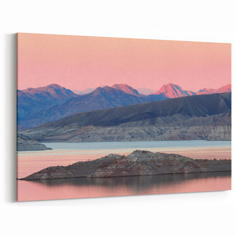 Lake Mead Wall Art – Scenic Nevada Landscape Photography Canvas Print