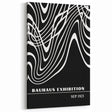 Bohemian Wall Art | Abstract Bauhaus Flowing Lines Canvas | Eclectic Print