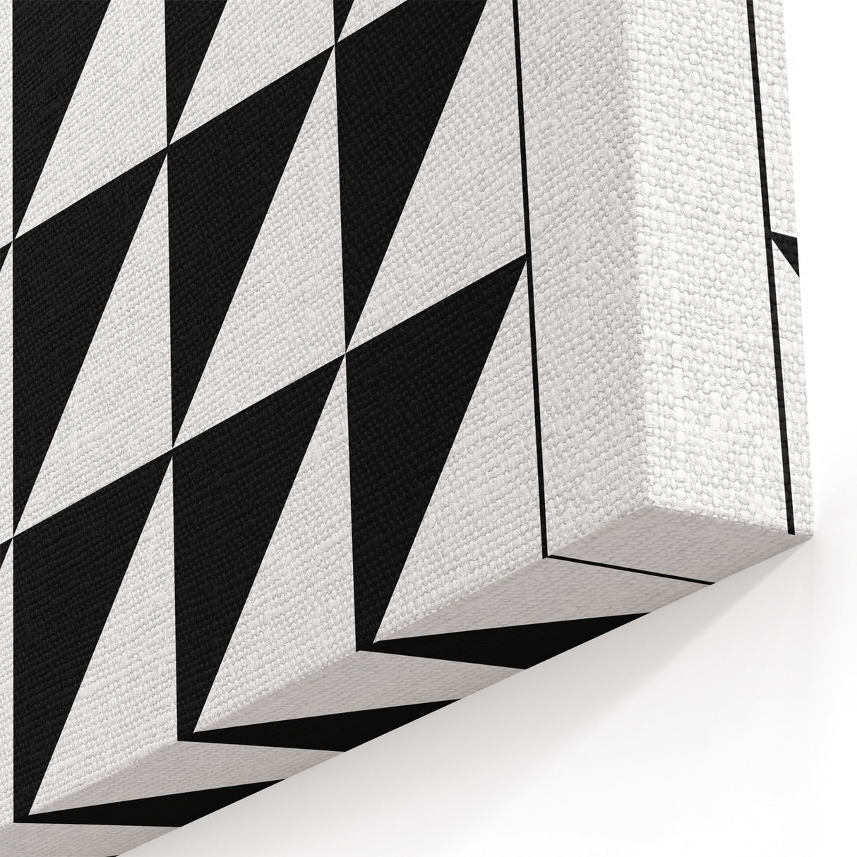 Bohemian Wall Art | Bauhaus Geometric Triangles Boho Canvas | Eclectic Print