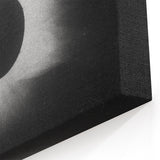 Abstract Grunge Canvas - Solar Eclipse Wall Art for Modern Decor