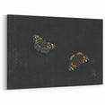 Urban Grunge Art - Butterfly Canvas Print for Modern Wall Decor