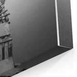 Rustic Wall Art: Broken Dock in Fog – Minimalist Black & White Print
