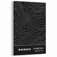 Bohemian Wall Art | Abstract Bauhaus Line Art Boho Canvas | Eclectic Print
