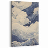 Electric Wave Wall Art - Modern Vibrant Decor with Oceanic Abstract Design