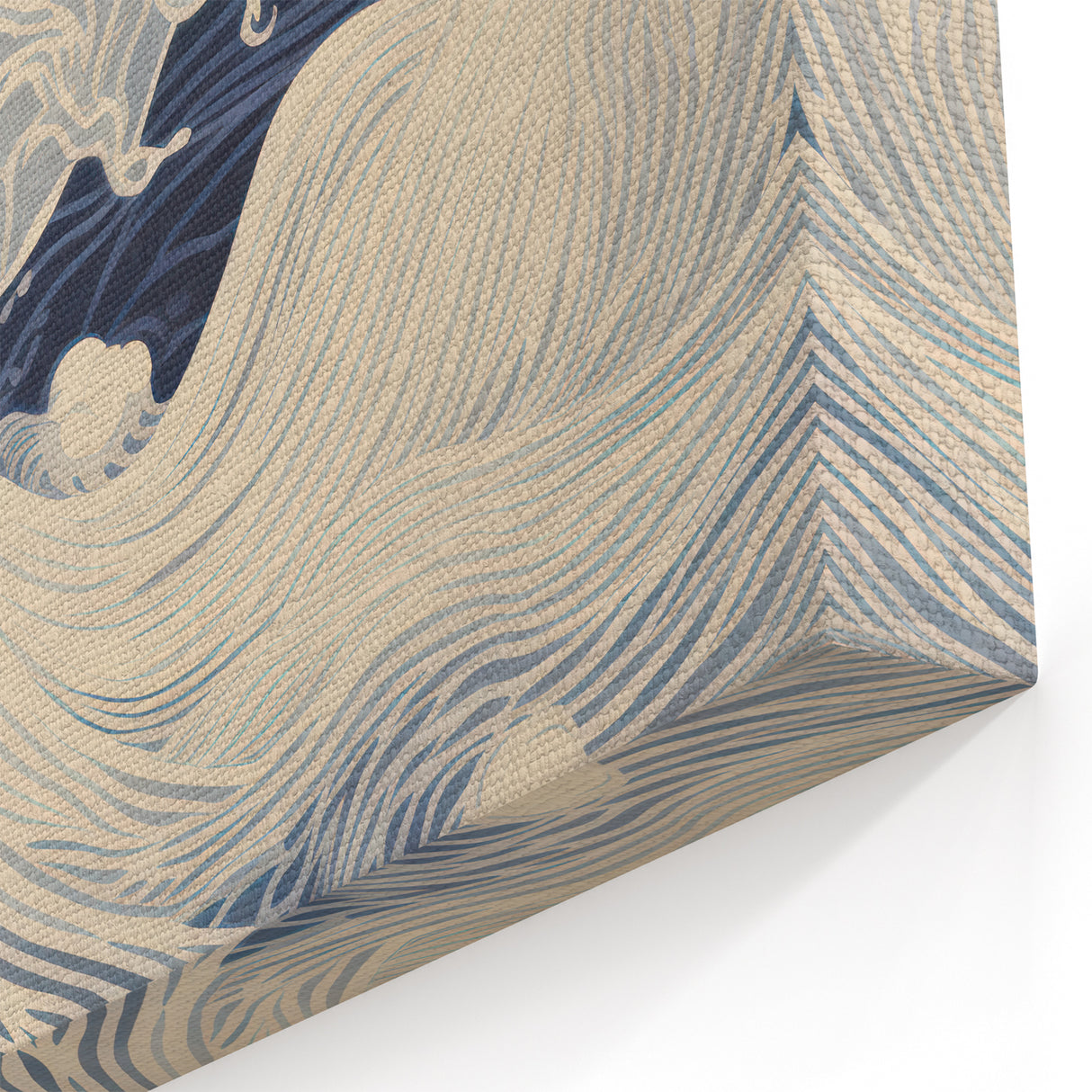 Electric Wave Wall Art - Modern Vibrant Decor with Oceanic Abstract Design