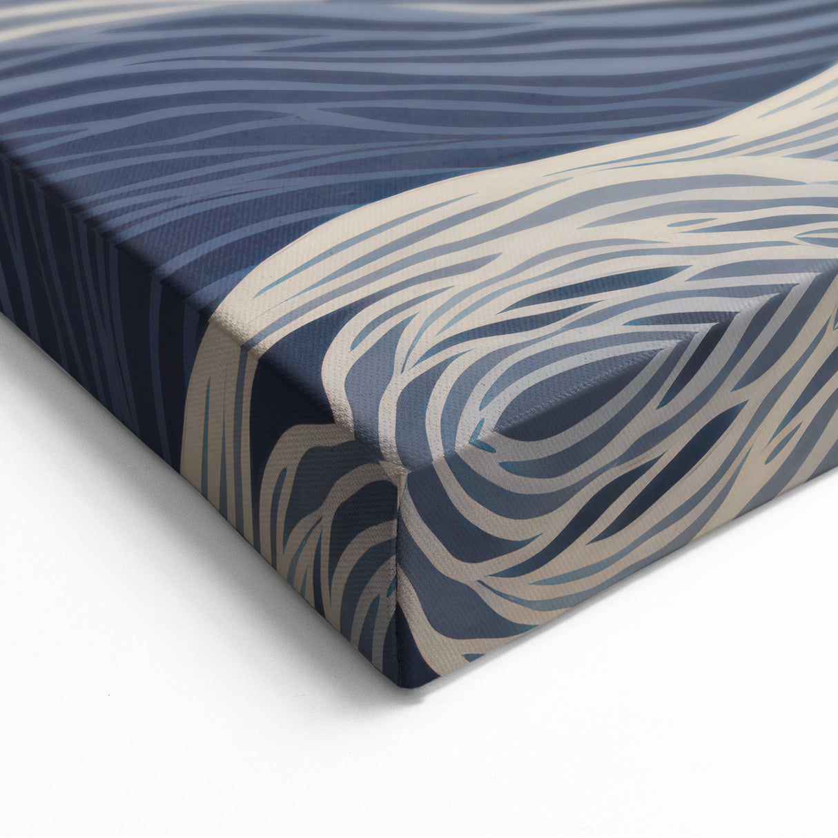 Electric Wave Wall Art - Modern Vibrant Decor with Oceanic Abstract Design