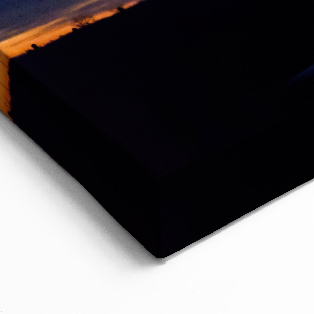 Nebraska Panoramic Art - Scenic Windmill Sunset Nebraska Nature Art