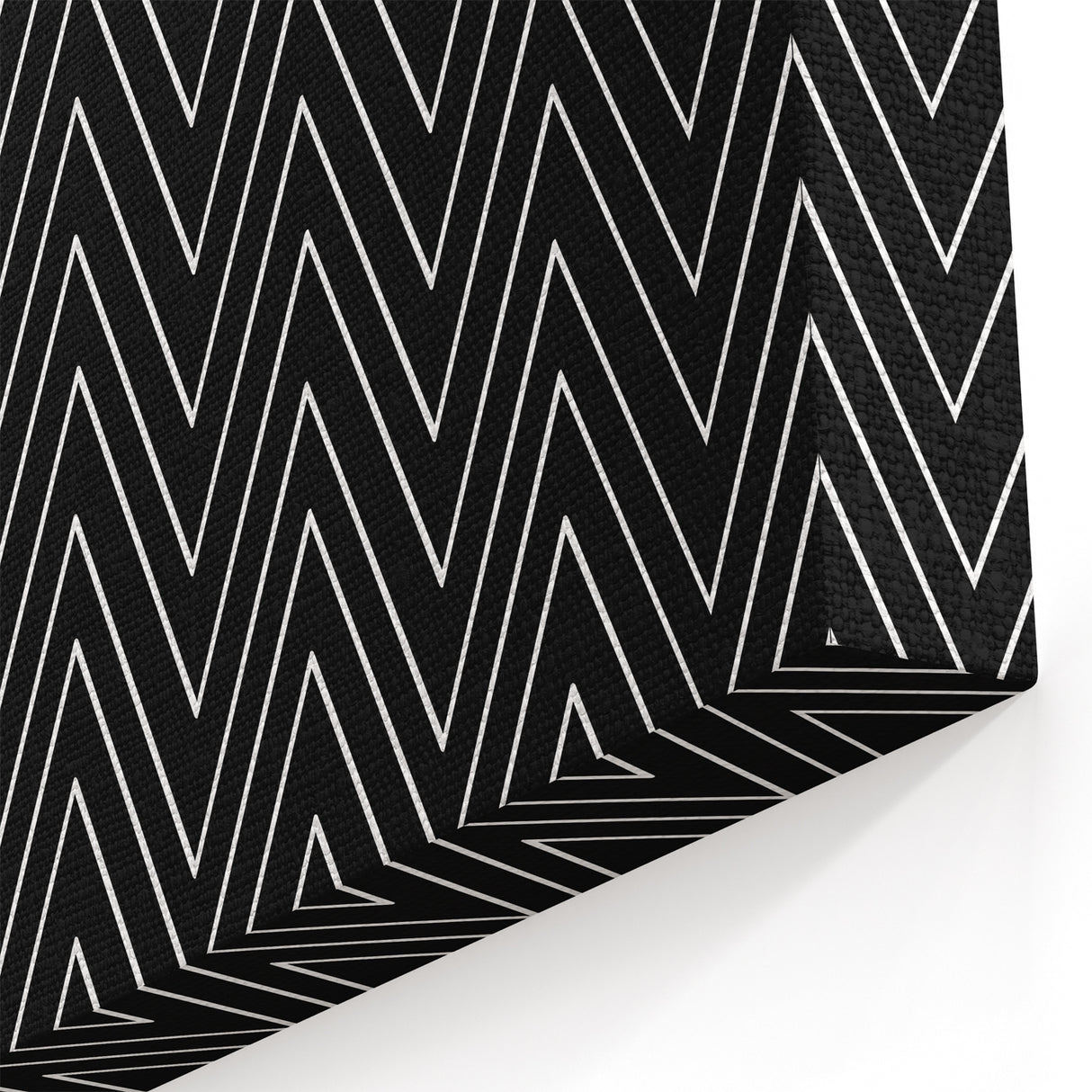 Bohemian Wall Art | Bauhaus Zigzag Geometric Boho Canvas | Eclectic Print