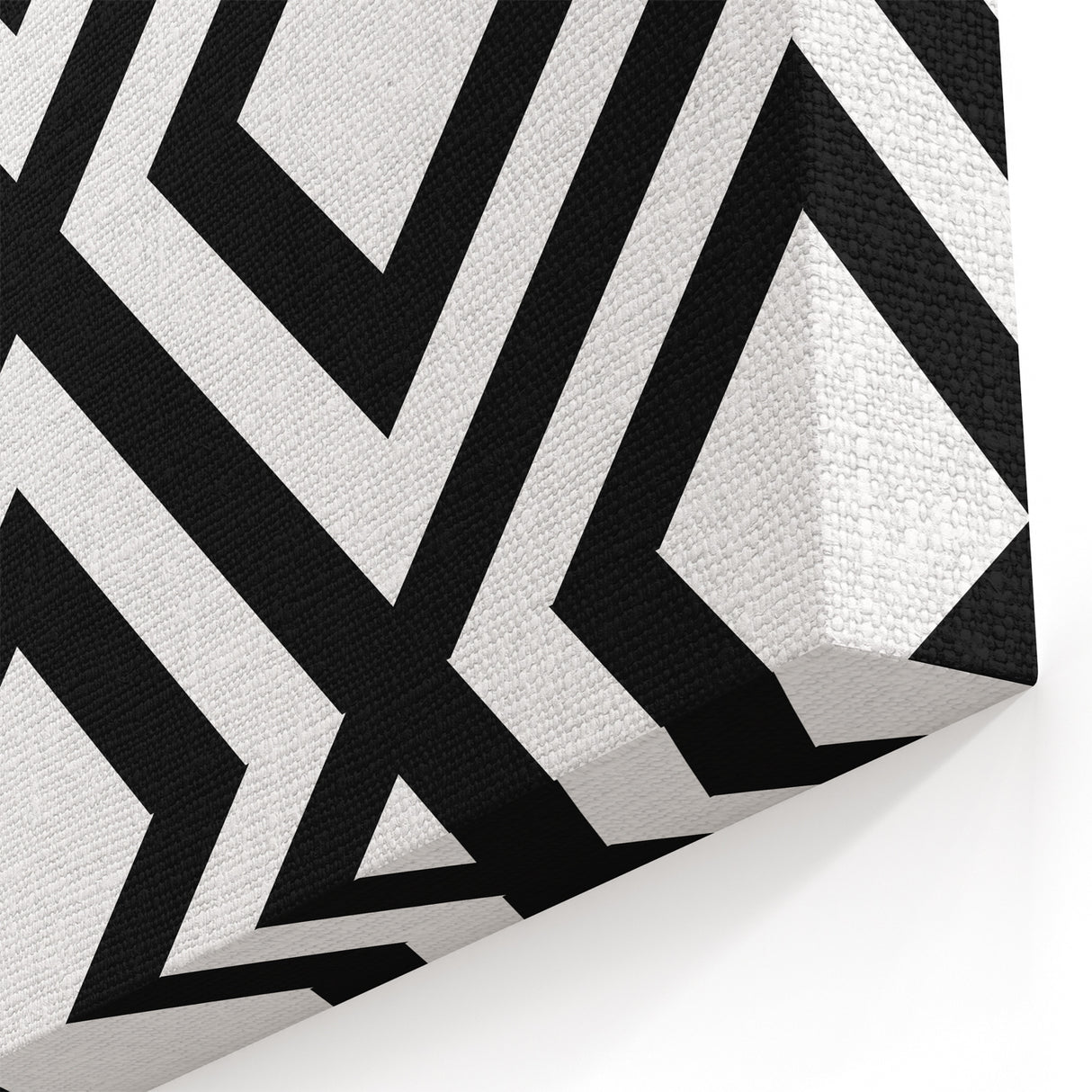 Bohemian Wall Art | Bold Bauhaus Diamond Geometric Canvas | Eclectic Print