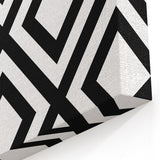 Bohemian Wall Art | Bold Bauhaus Diamond Geometric Canvas | Eclectic Print