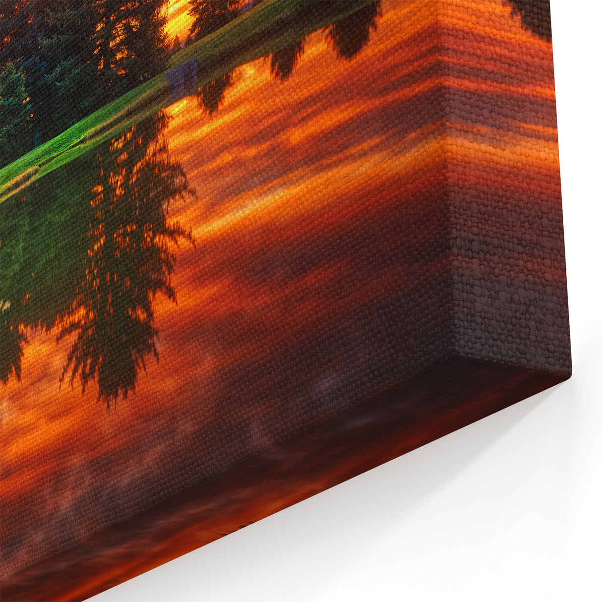 Vibrant Nebraska Sunset Wall Art - Scenic Nebraska Nature Photography