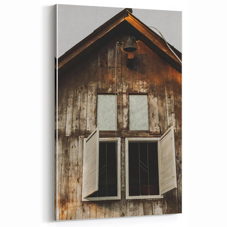 Rustic Wall Art – Vintage Barn Decor with Weathered Wood for Farmhouse