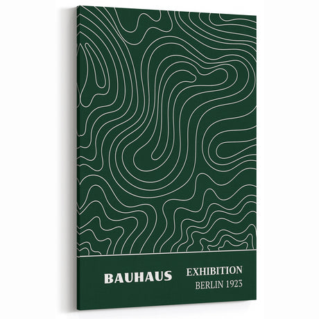 Bohemian Wall Art | Eclectic Bauhaus Berlin Print | Boho Decor Canvas