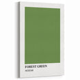 Bohemian Wall Art | Forest Green Minimalist Print | Boho Decor Canvas